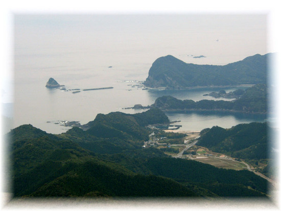 鏡山からの風景-浦城