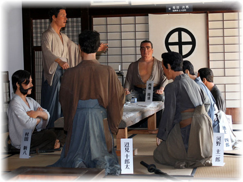 最後の軍議場面再現